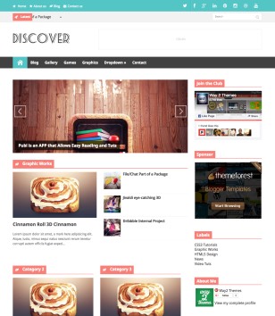 Discover Responsiveblogger template