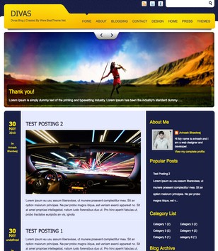 Divasblogger template