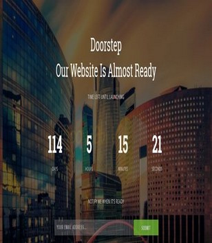 Doorstep Coming Soonblogger template