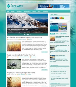 Dreams Blueblogger template