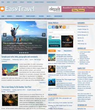 EasyTravel 3 Columnsblogger template