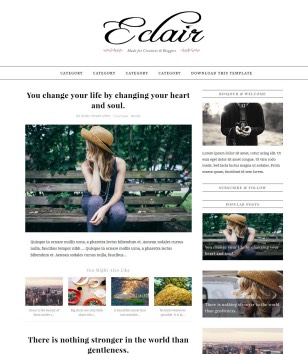 Eclair Responsiveblogger template