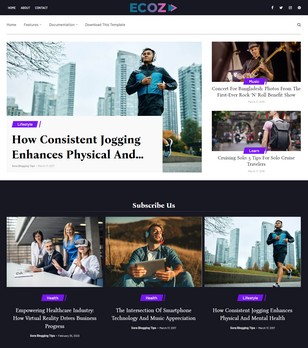 Ecozblogger template