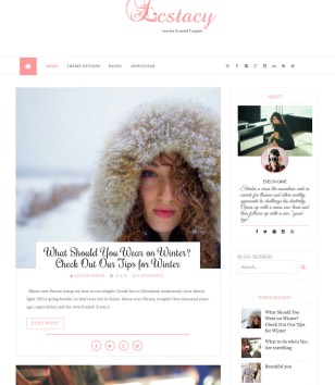 Ecstacyblogger template