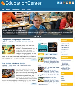 EducationCenterblogger template