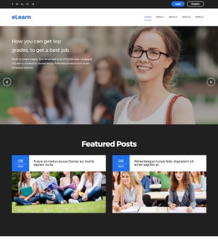 eLearnblogger template