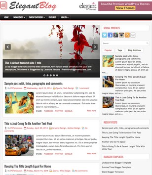 ElegantBlog Responsiveblogger template