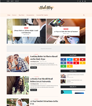 Eliahblogger template