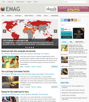 eMag Responsiveblogger template