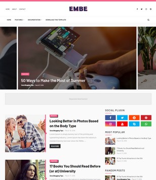 Embeblogger template