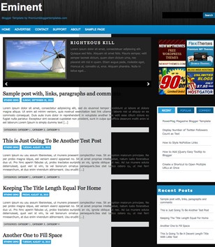 Eminentblogger template