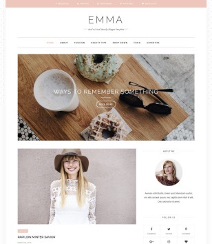 Emmablogger template