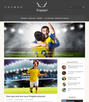Engaged Responsiveblogger template
