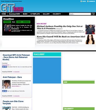 Entertainment 1.0 Fixblogger template