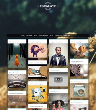 Escalate Galleryblogger template