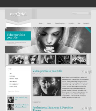 eSpecial Light Businessblogger template