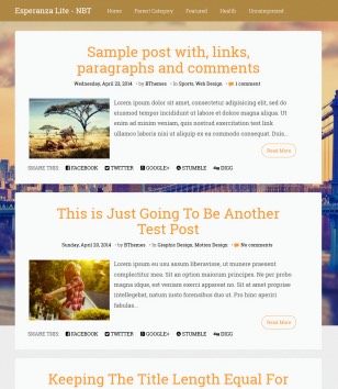 Esperanza Lite Responsiveblogger template