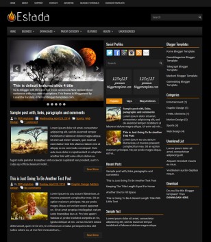 Magazine Estadablogger template