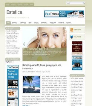 Esteticablogger template
