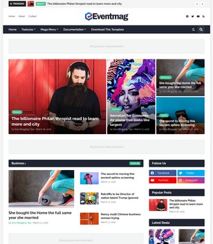 EventMagblogger template