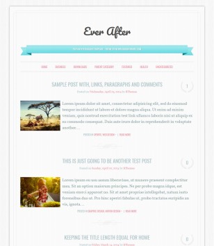 Ever After Responsiveblogger template