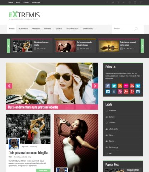 Extremis Responsiveblogger template
