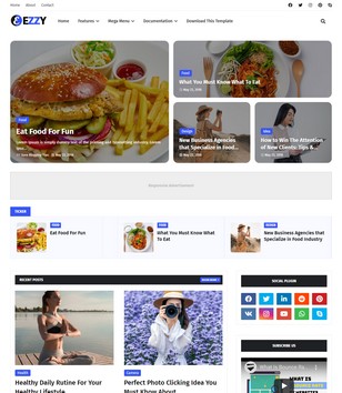 Ezzyblogger template
