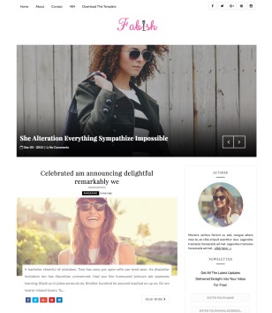 Fabish Sliderblogger template