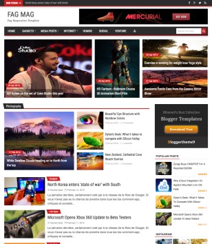 Fag Magblogger template