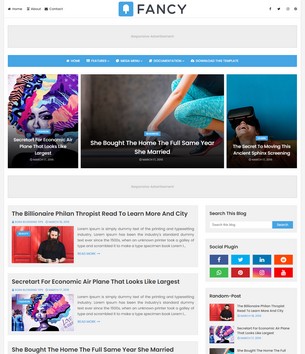 Fancyblogger template