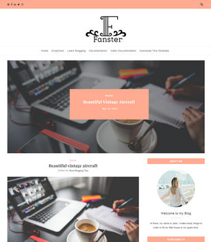 Fansterblogger template