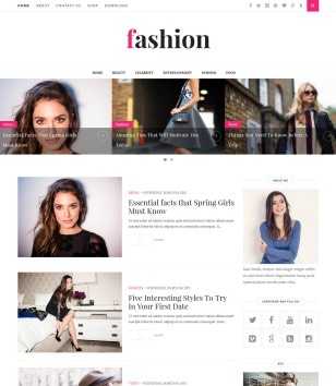Fashion Cleanblogger template