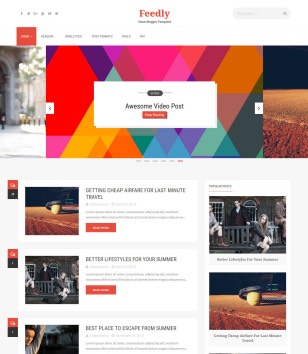 Feedlyblogger template