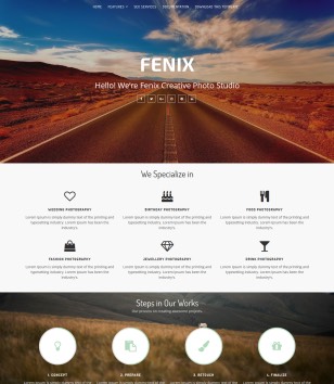 Fenix Creativeblogger template