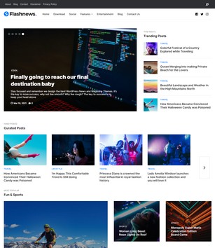 FlashNewsblogger template