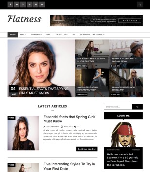 Flatnessblogger template