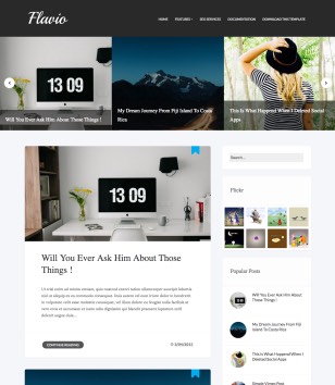 Flavio Fashionblogger template