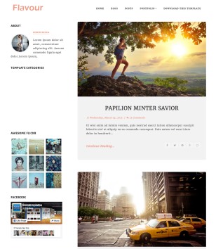Flavour Responsiveblogger template