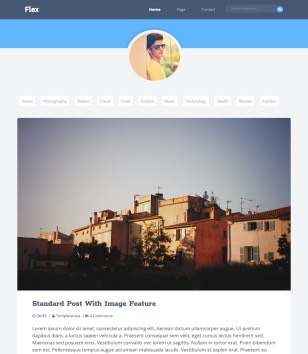 Flex Personal Magblogger template