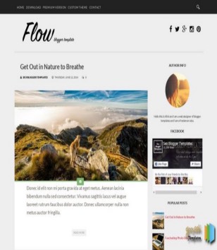 Flowblogger template