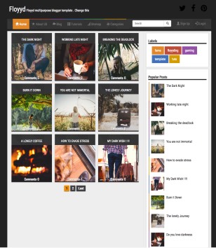 Floyyd Responsiveblogger template