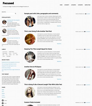 Focused Simpleblogger template