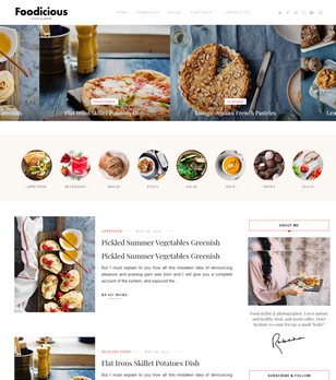 Foodiciousblogger template