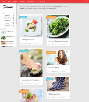 Foodie Responsiveblogger template