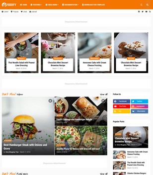 Foodifyblogger template
