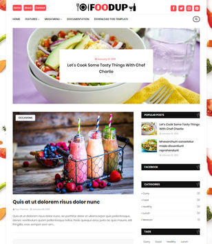 FoodUpblogger template