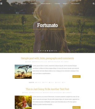 Fortunatoblogger template
