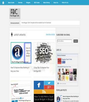 Free Blogger Cafeblogger template