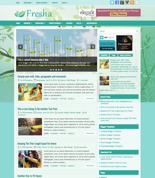 Fresha Responsiveblogger template
