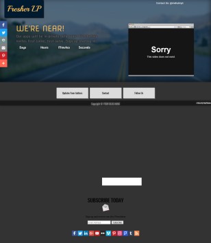 Fresher Landing Page Responsiveblogger template